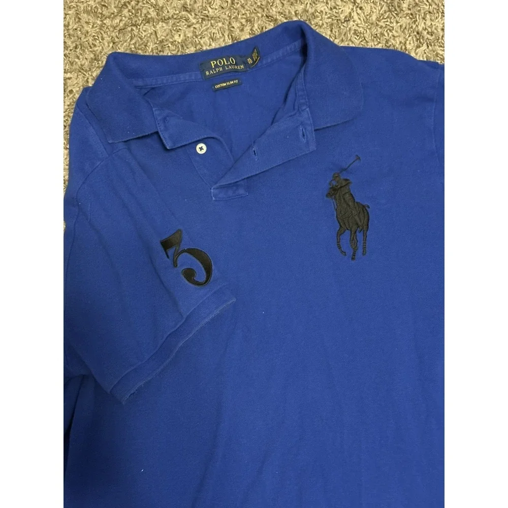 Polo Ralph Lauren Custom Slim Fit‎ Rugby Polo Shirt XL Big Pony #3